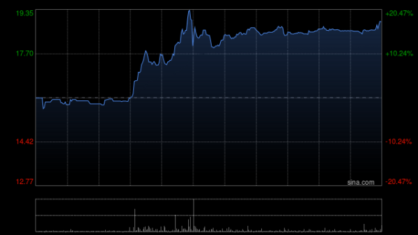 驰盈优配 德林国际午前涨超10% 股价续刷历史新高