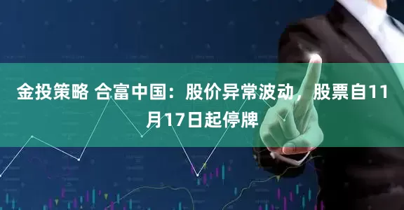金投策略 合富中国：股价异常波动，股票自11月17日起停牌